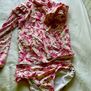 Janie and Jack swim suit, girl size 12